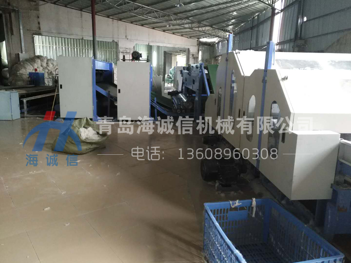 桑蠶絲被生產線
